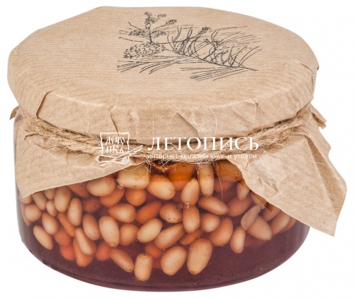 Кедровый орех в сиропе из сосновых шишек, 260 г