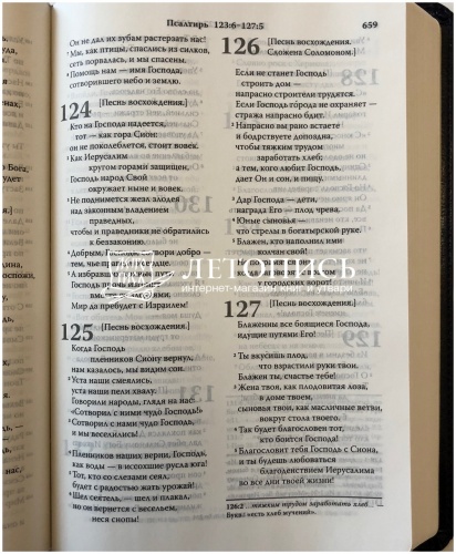 Библия в переплете из экокожи, современный русский перевод (арт.11126) фото 8
