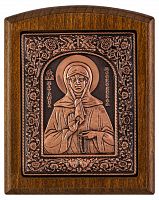 Икона святая блаженная Матрона Московская (медь)