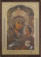 Икона Божией Матери "Вифлеемская" (оргалит, 90х60 мм)