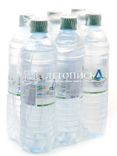 Вода Дивеевская артезианская 6 бутылок по 0,6 л (питьевая, негазированная, упаковка) фото 2