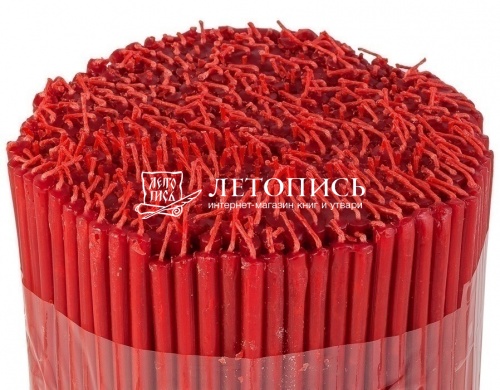 Свечи восковые Козельские красные № 80, 2 кг (церковные, содержание воска не менее 40%) фото 3