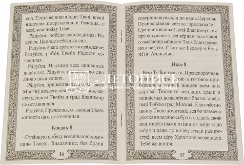 Акафист Пресвятой Богородице в честь иконы Ее Владимирской фото 2