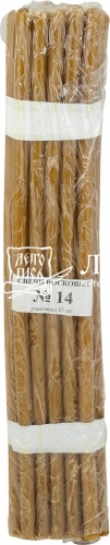 Свечи восковые "Формовочные" №14, 1,5 кг (церковные, содержание воска не менее 80%)