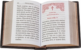 Псалтирь в кожаном переплете, золотой обрез, в подарочной упаковке, карманный формат (арт. 09474)