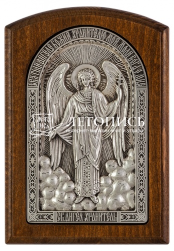 Икона Ангел Хранитель (серебрение)