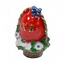 Свеча декоративная "Пасхальное яйцо в корзине" (арт. 13486)