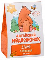 Алтайский медвежонок, драже с облепихой (заряд энергии) 75 г