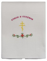 Пеленка фланелевая с вышивкой (арт. 11209)