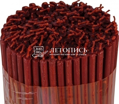 Свечи восковые Козельские красные  № 60, 1 кг (церковные, содержание воска не менее 40%) фото 2