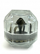 Подсвечник церковный металлический бронза с ручками, подсвечник для свечи религиозный, d - 8 мм под свечу (Арт. 19661)