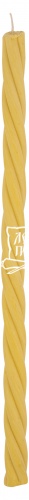 Свеча восковая, фильерная "Косичка" №8 с прополисом (арт. 12448)