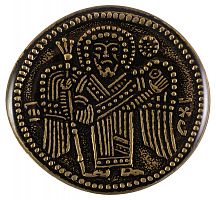 Магнит православный «Архангел Михаил» из латуни