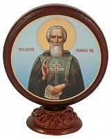 Икона "Святой преподобный Сергий Радонежский, чудотворец" (на подставке)