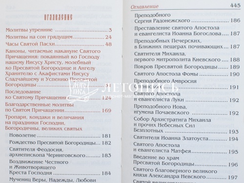 Молитвослов на русском языке. Переплет из искусственной кожи с тиснением (Арт. 18922) фото 9