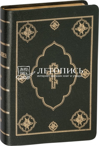 Библия в кожаном переплете, футляр, золотой обрез (арт. 09230)