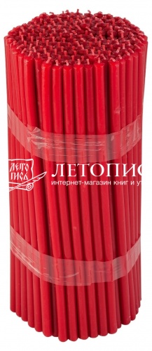 Красные восковые свечи "Калужские" № 30 - 2 кг, 150 шт., станочные фото 2