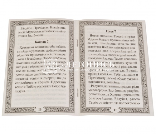 Акафист Пресвятой Богородице в честь иконы Ее Муромской.  фото 2