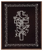 Икона "Святые мученики Гурий, Самон и Авив"  (оргалит, 120х100 мм)