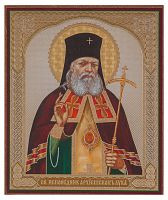 Икона "Святой исповедник архиепископ Лука" (оргалит, 120х100 мм)