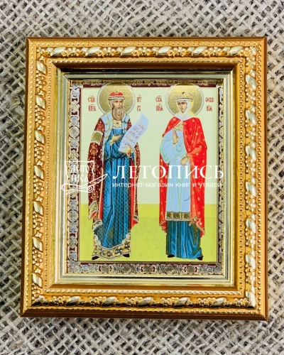 Икона Петр и Феврония, святые праведные (арт. 17095)