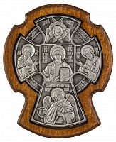 Икона "Крест Новгородский" (серебрение)