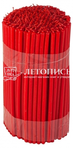 Свечи восковые Козельские красные № 40, 2 кг (церковные, содержание воска не менее 40%) фото 2