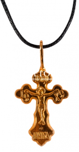 Гайтан с нательным крестом (10 шт., 60 см)