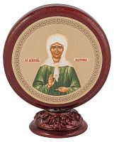 Икона святая блаженная Матрона Московская (на подставке)