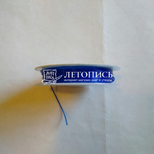 Резинка для браслетов, синяя, катушка 5 м (арт. 14207) фото 2