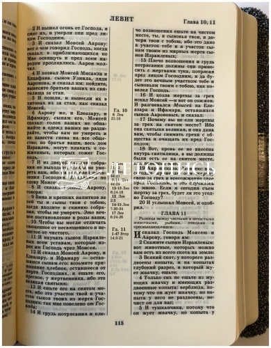 Библия, синодальный перевод, малый формат, серебряный обрез, украшенная бисером (арт.11123) фото 9