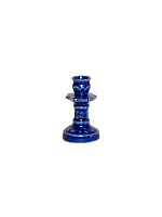 Подсвечник церковный керамический Звездочка синий, подсвечник для свечи религиозный, d - 13 мм под свечу