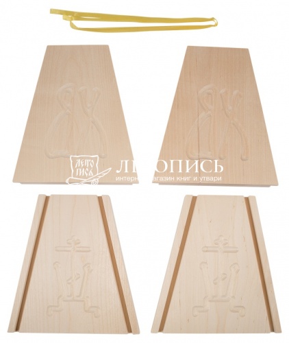 Пасочница деревянная "Славянская" в упаковке с лентой, объем 2000 мл. (арт. 10057) фото 3